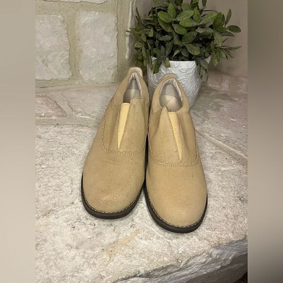 Spenco Orthotic Leather Loafers Paradise wheat sz 9D - Picture 2 of 7